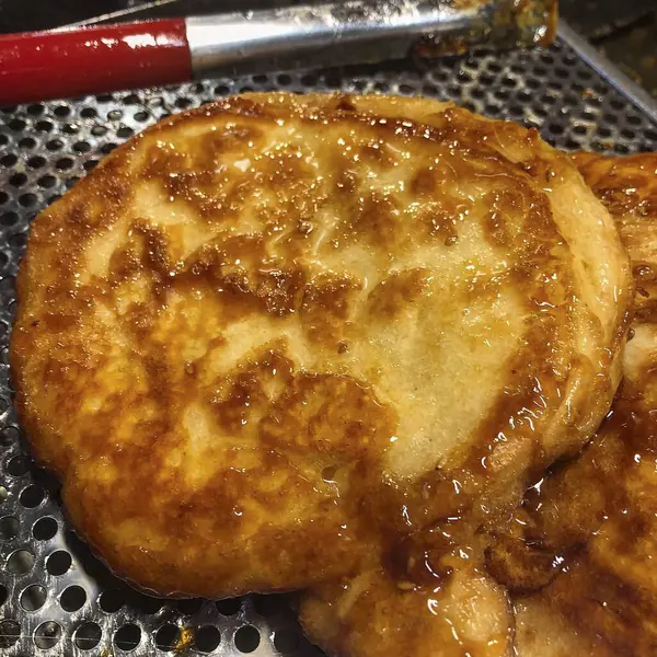 yakın - reçelli krep pişirme işlemi