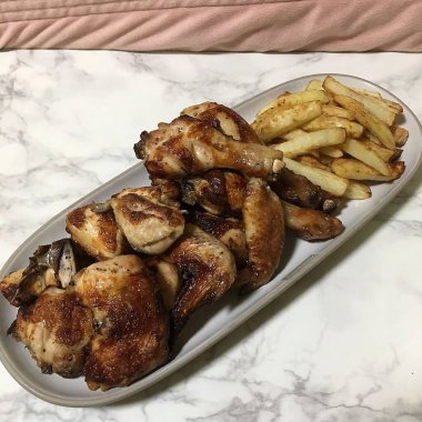 Baharatlı ve otlu tavuk kanadı