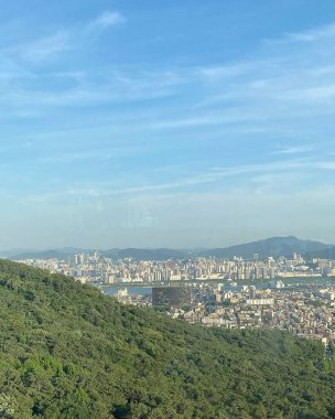 Barselona şehrinin manzarası