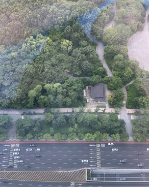 İsrail devletinin başkentinin havadan görünüşü