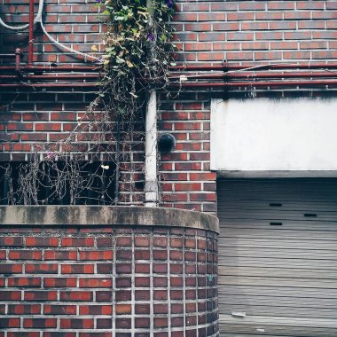 Şehirdeki eski pencere