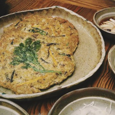 Lezzetli Asya mutfağının yakın görüntüsü