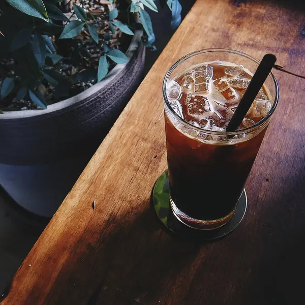 Buz küplü buzlu kahve.