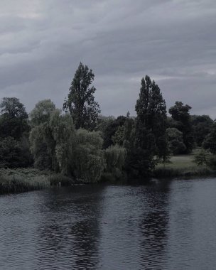 Parktaki manzara çok güzel.
