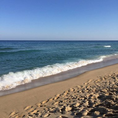 Sahilin güzel manzarası