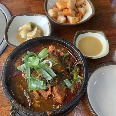 Çorbanın mutfak fotoğrafı.