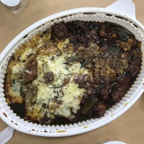 Lezzetli yiyeceklerin yakın görüntüsü