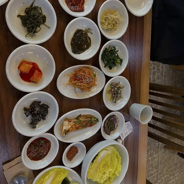 Kore yemekleri, Kore yemekleri, yakın görüş.