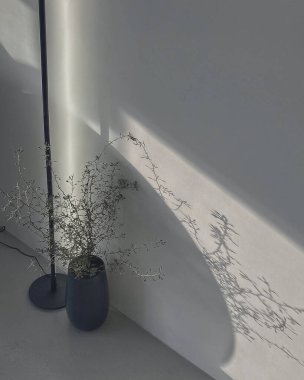 Modern iç mimari, minimalist duvar kağıdı. 3d illüstrasyon