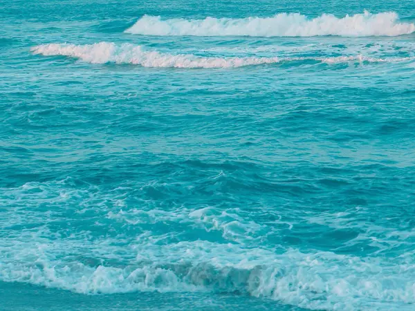 Okyanus sahilinde güzel dalgalar