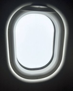 Pencere görünümü uçağın içinden