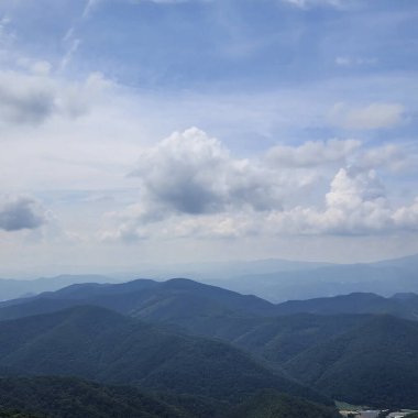 Dağların güzel manzarası
