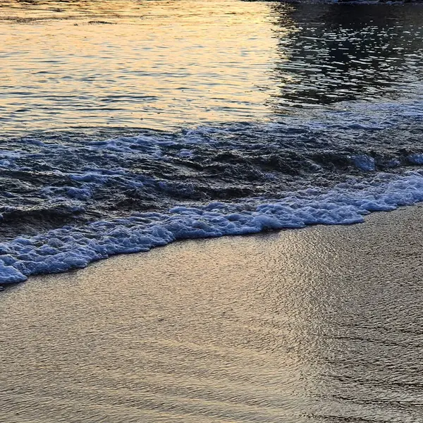 Sahildeki deniz dalgaları