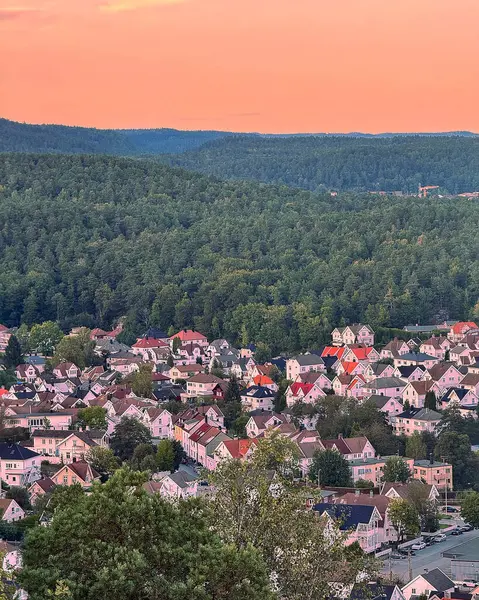 İsveç 'teki Stockholm şehri manzarası