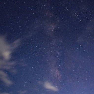 gece gökyüzü ve yıldızlar