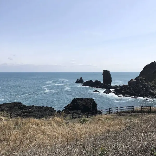 Deniz kıyısının güzel manzarası