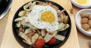 Lezzetli yemekler, seçici odaklanma.