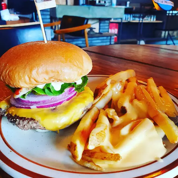 Lezzetli yiyeceklerin yakın görüntüsü