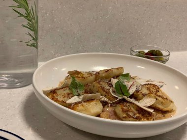 Lezzetli Asya mutfağının yakın görüntüsü