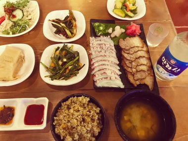 Lezzetli yemekler, seçici odaklanma.