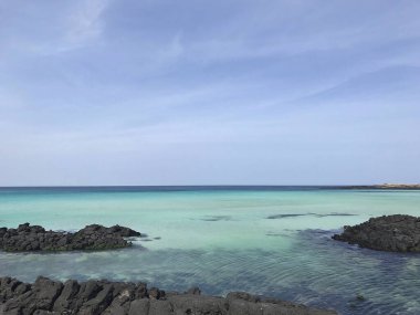 Deniz manzarası çok güzel. Doğa