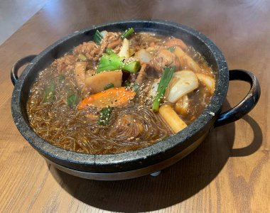 Çorbanın mutfak fotoğrafı.