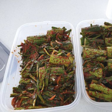 Lezzetli Asya yemeklerinin yakın görüntüsü