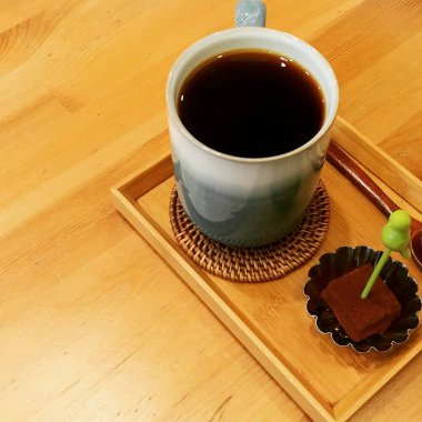 kahve ile çikolatalı kek