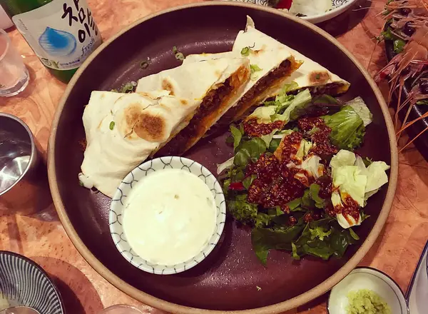 Lezzetli ve sağlıklı yiyecekler, seçici odaklanma