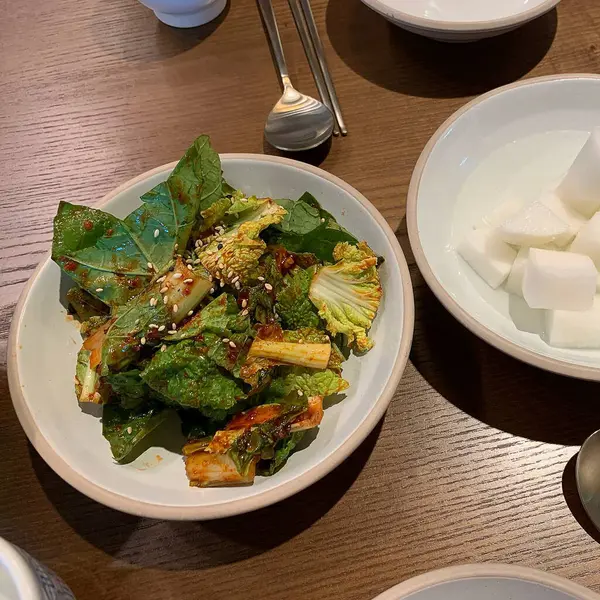 Lezzetli Asya yemeklerinin yakın görüntüsü