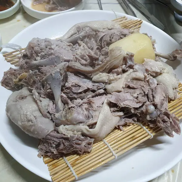 Lezzetli bir yemeğin yakın çekimi.