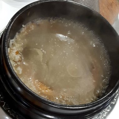 Lezzetli Asya yemeklerinin yakın görüntüsü