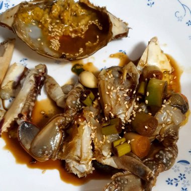 Lezzetli Asya mutfağının yakın görüntüsü