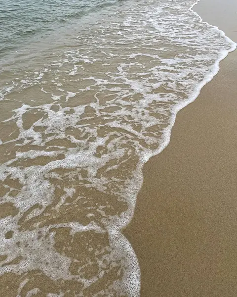 Dalgaları ve denizi olan güzel sahil