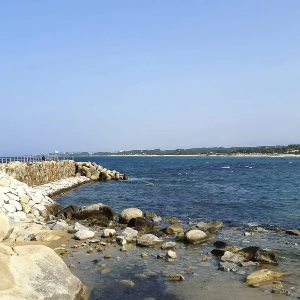 İsrail 'in kuzeyindeki Akdeniz kıyıları.