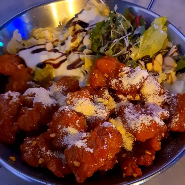 Kızarmış domuz eti fotoğrafı.