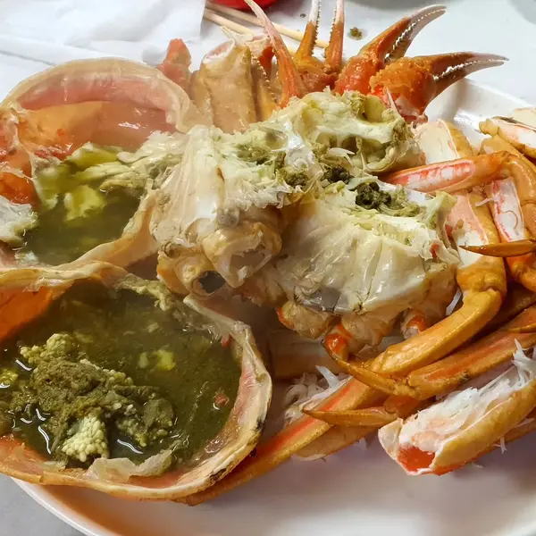 Lezzetli Asya yemeklerinin yakın görüntüsü