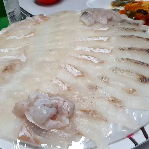 Lezzetli Asya yemeklerinin yakın görüntüsü