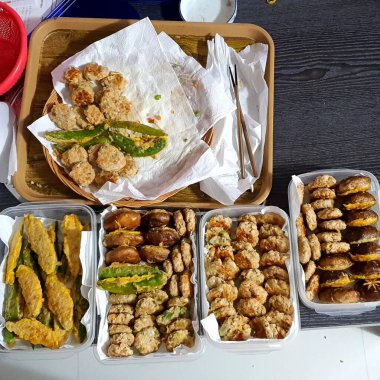 çeşitli Asya yemekleri, yemekler ve diğer yemekler için