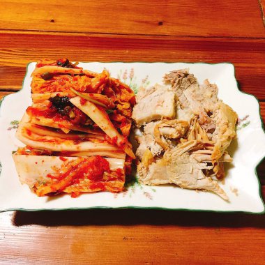 Lezzetli Asya yemeklerinin yakın görüntüsü