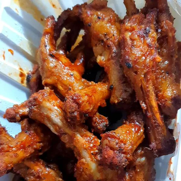 Lezzetli Asya yemeklerinin yakın görüntüsü