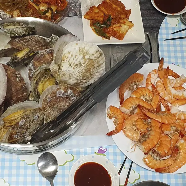 Lezzetli yiyeceklerin yakın görüntüsü