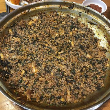 Lezzetli Asya yemeklerinin yakın görüntüsü