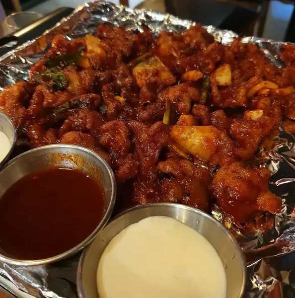 Yakın plan - lezzetli yemek manzarası