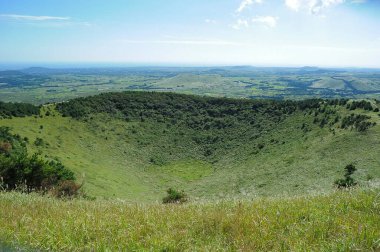 Kafkasların dağlarının manzarası
