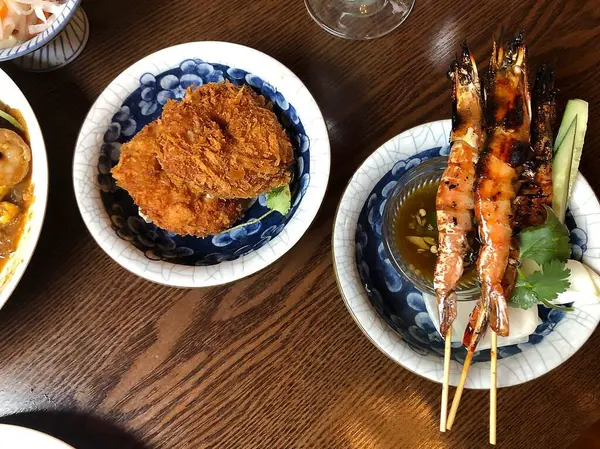 Kızarmış balığın mutfak fotoğrafı.