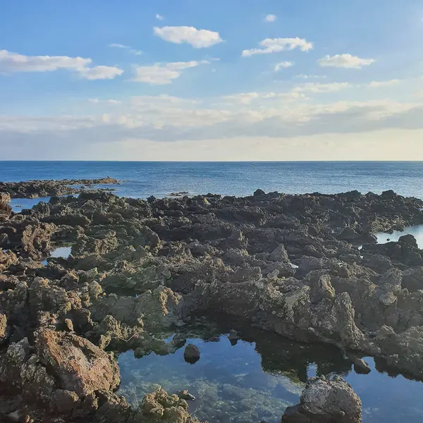 Güzel deniz manzarası. doğa arkaplanı