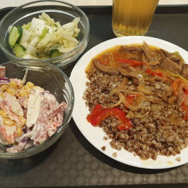 Lezzetli Asya mutfağının yakın görüntüsü