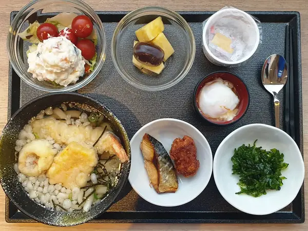 Lezzetli yiyeceklerin yakın görüntüsü