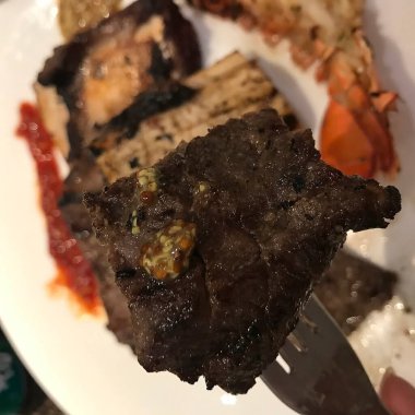 Lezzetli yiyeceklerin yakın görüntüsü